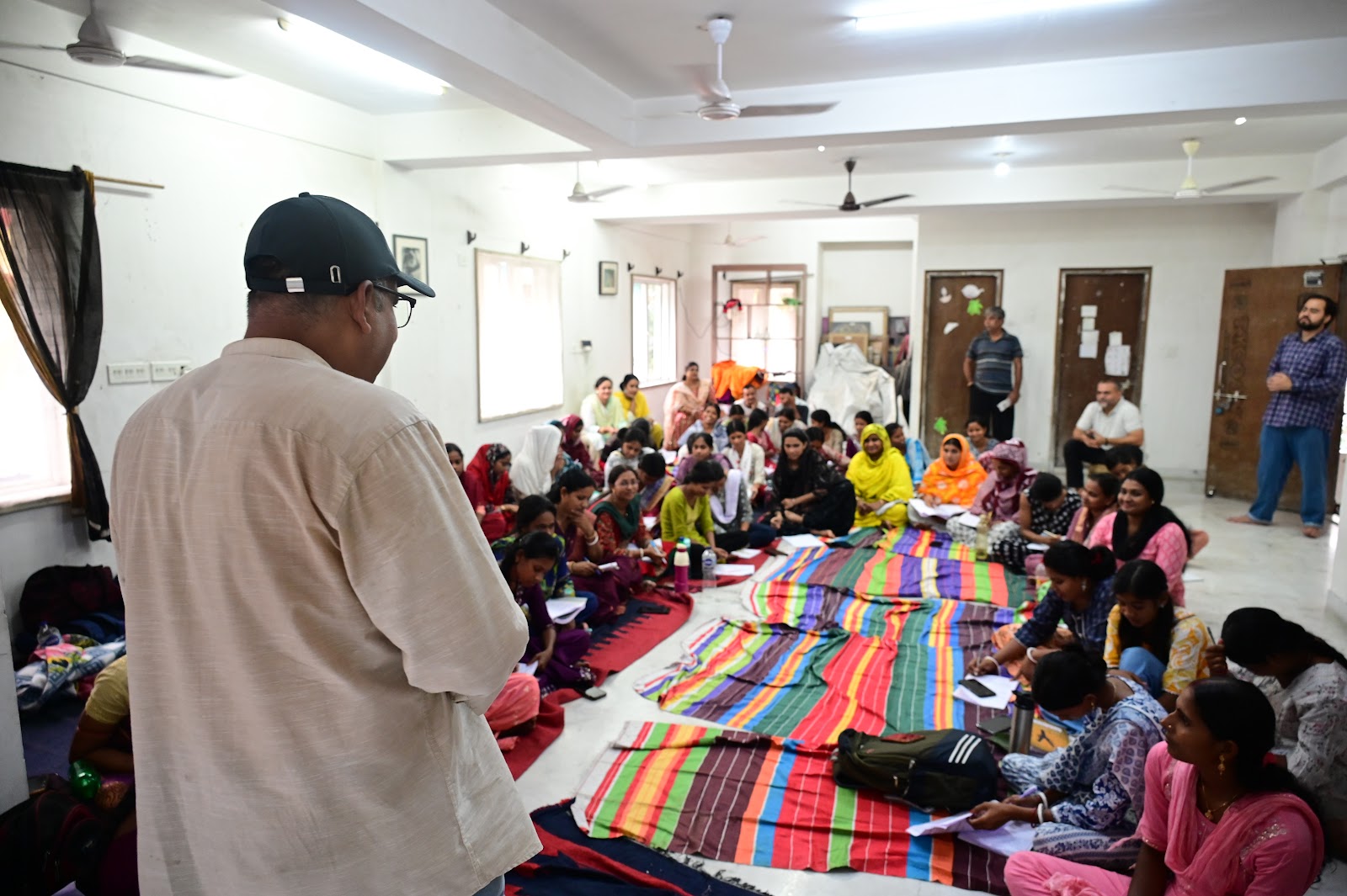 Community educators gathered for a workshop