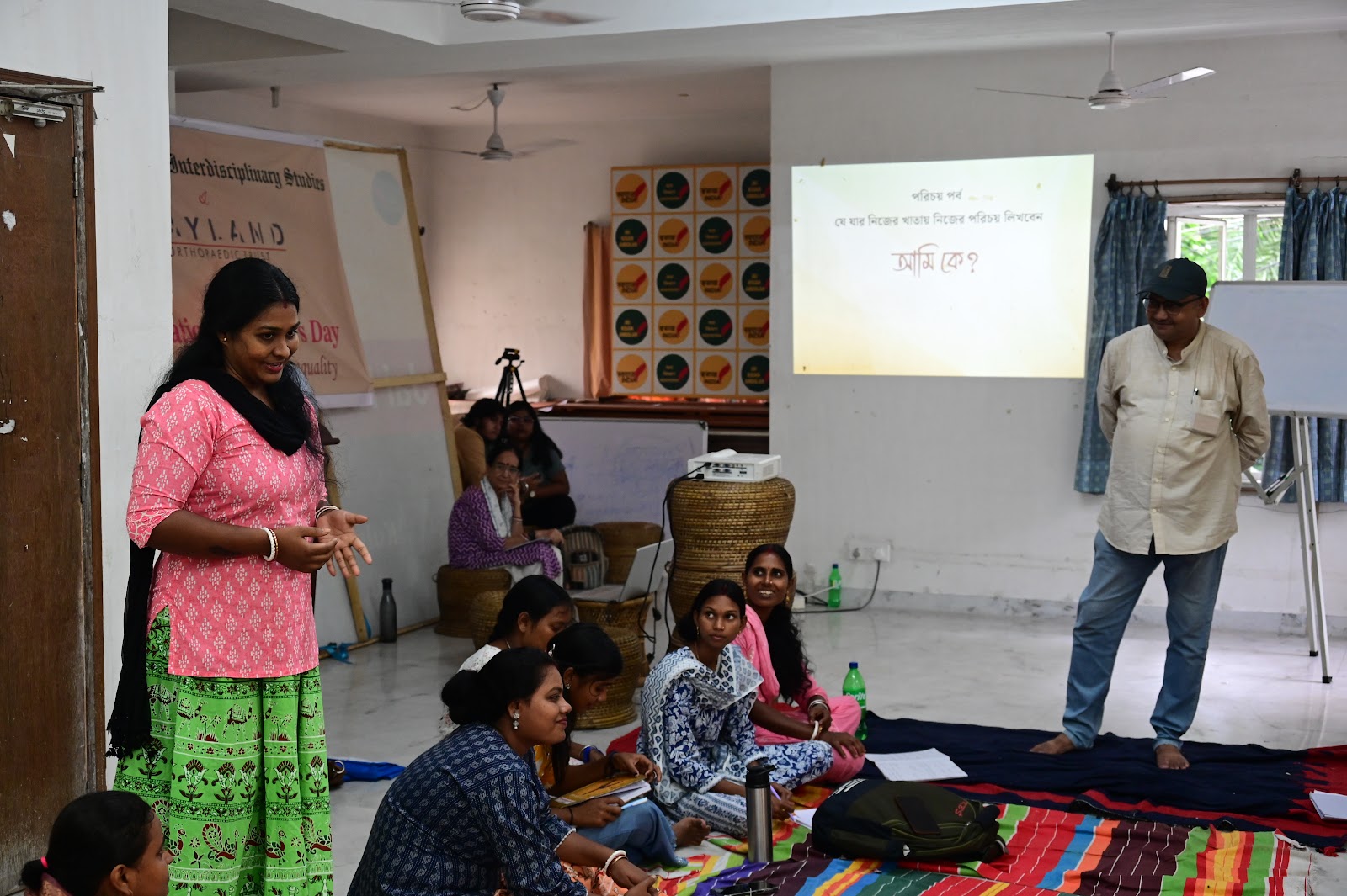 AET training session with presentation and discussion